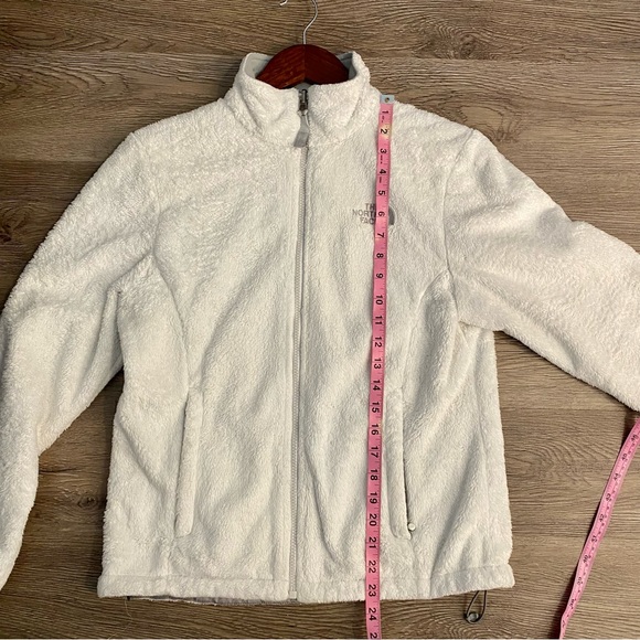 The North Face White Full-Zip Fleece Jacket - Small - Picture 10 of 10